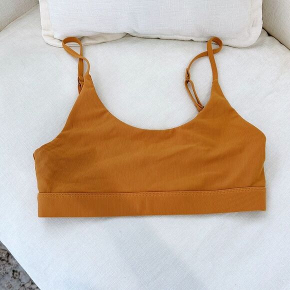 NWOT WILO Burnt Orange Sports Bra - Picture 1 of 3